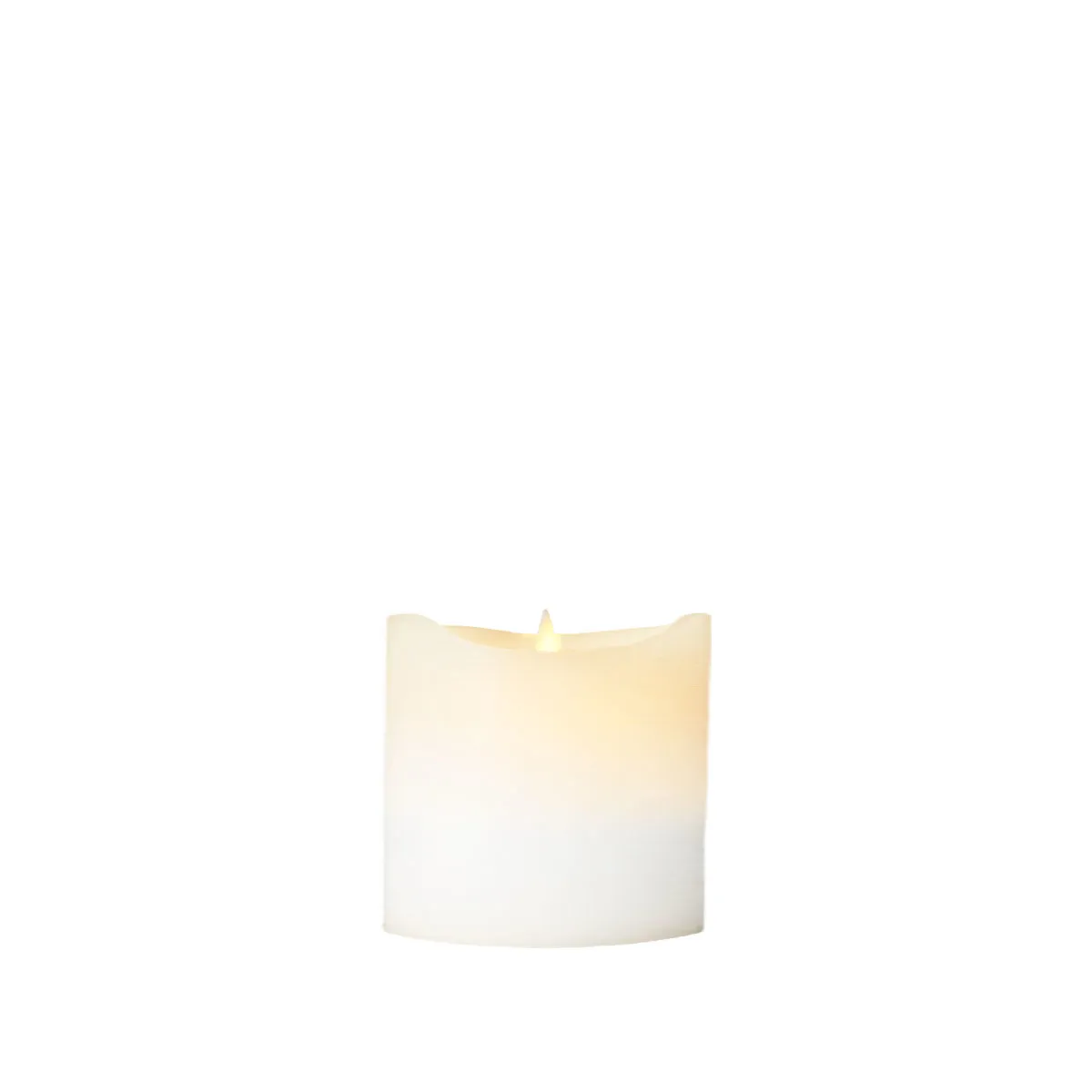 Sara Pillar Candle Ø10 x 10.4cm, White