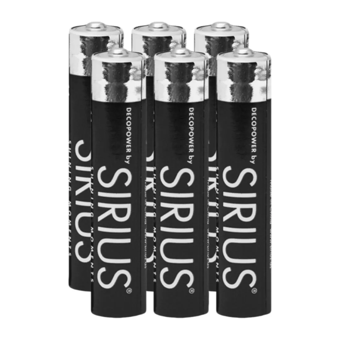 Sirius AAAA batteries, 6 pcs