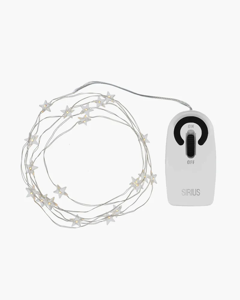 Trille Star 20 LED, 1.9m, Silver