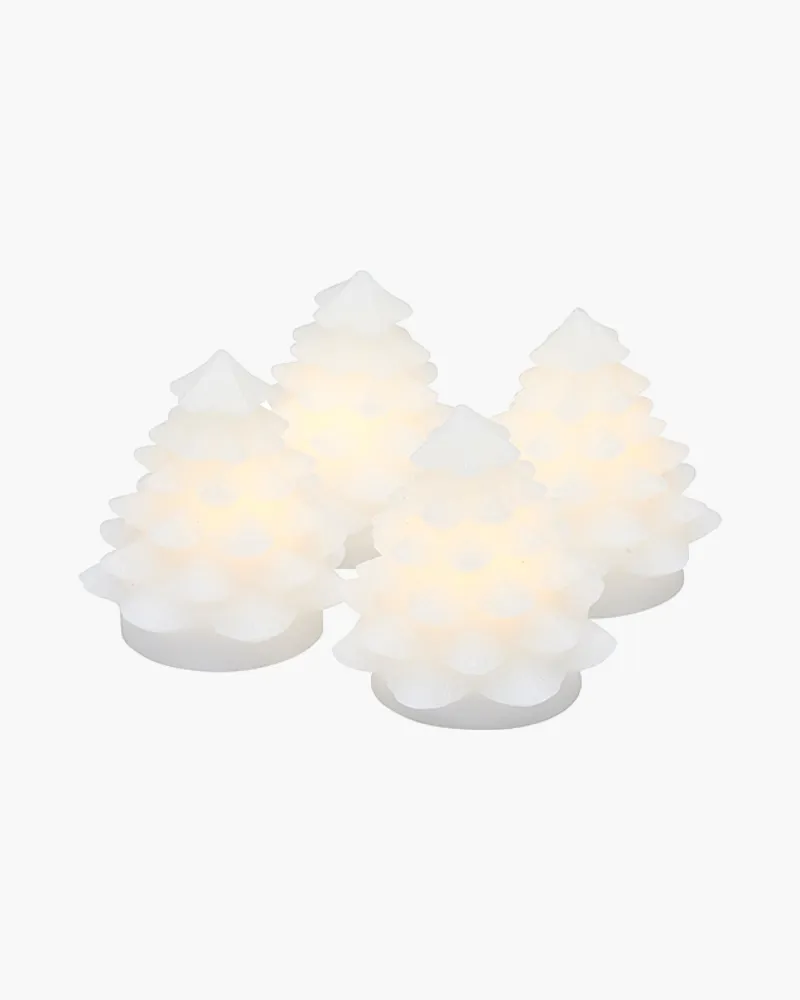 Carla Christmas Tree mini, 7cm, 4 pcs set