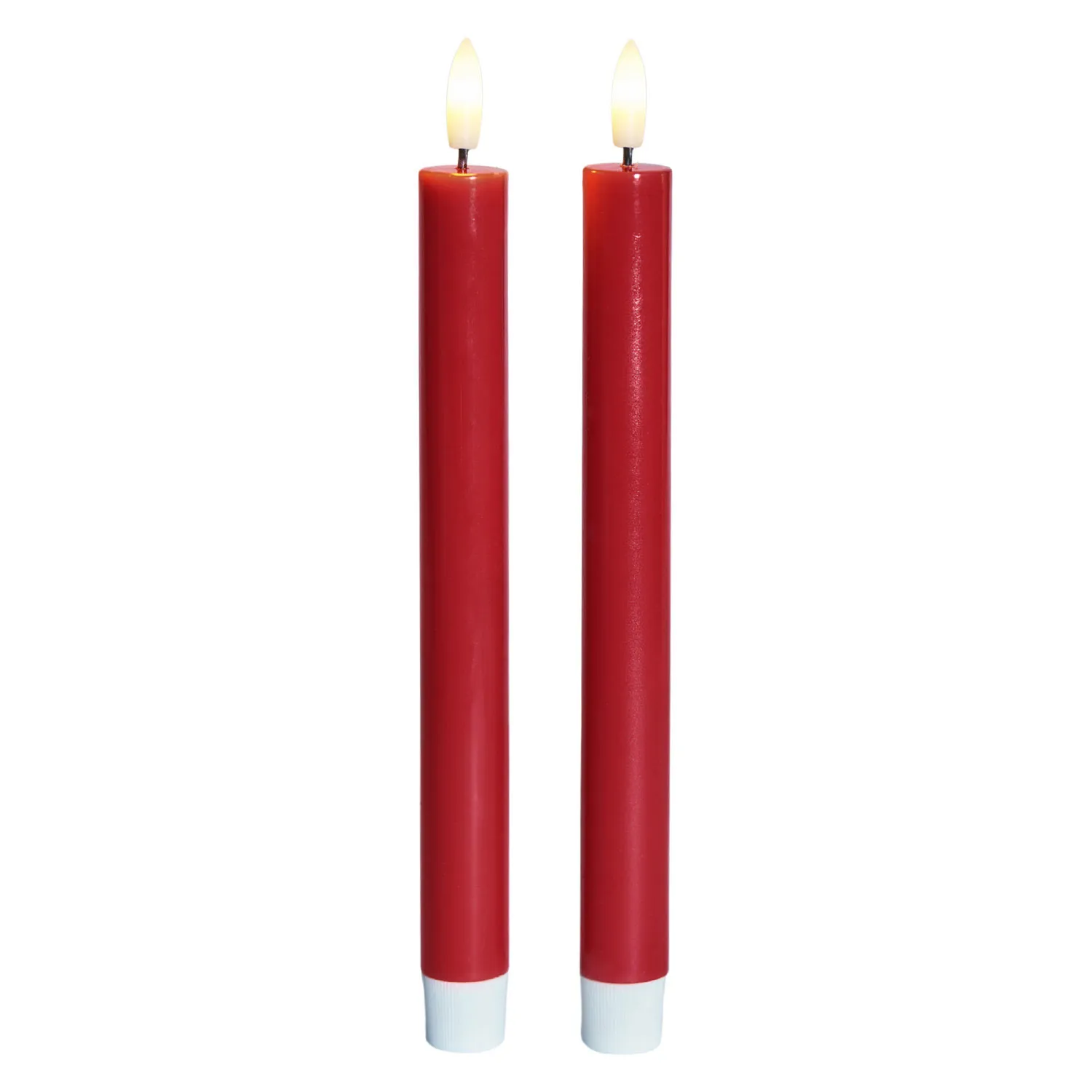 Sille Lacquer Taper 2 pcs - 24.5cm, Red