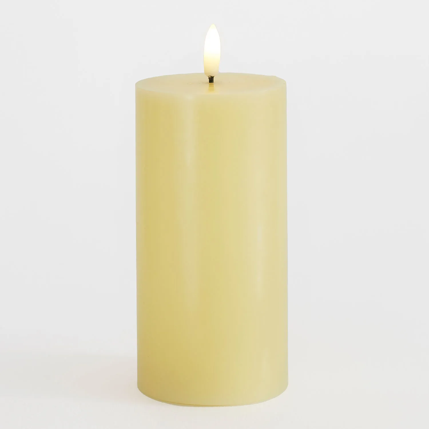 Sille Bloklys Ø7,5 x 15 cm, Pale Yellow