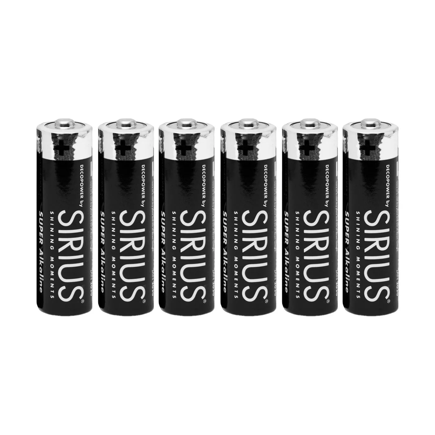 Sirius AA batterier 6 stk.