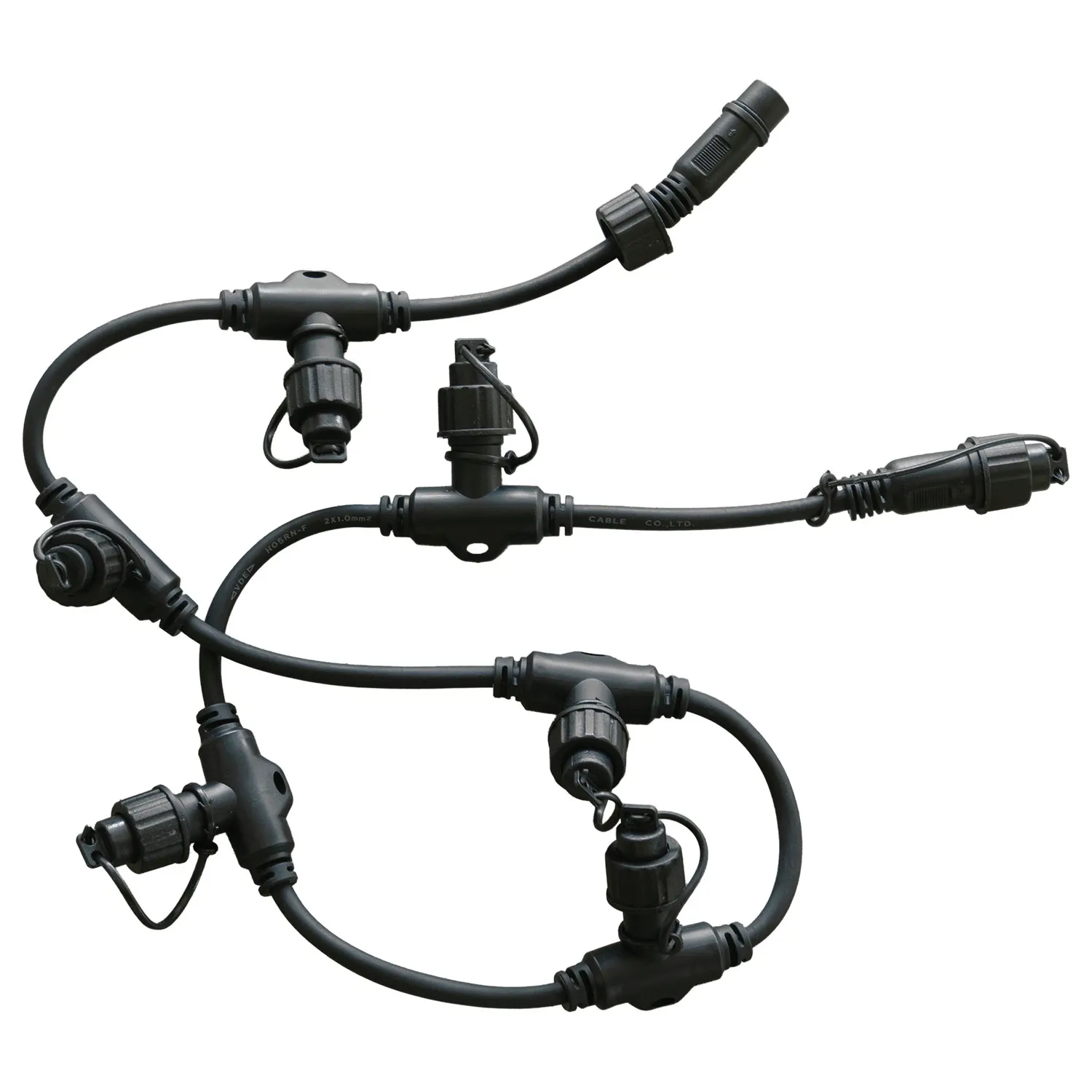 Tech-Line TopWire with 6 outlets, 0.9 m