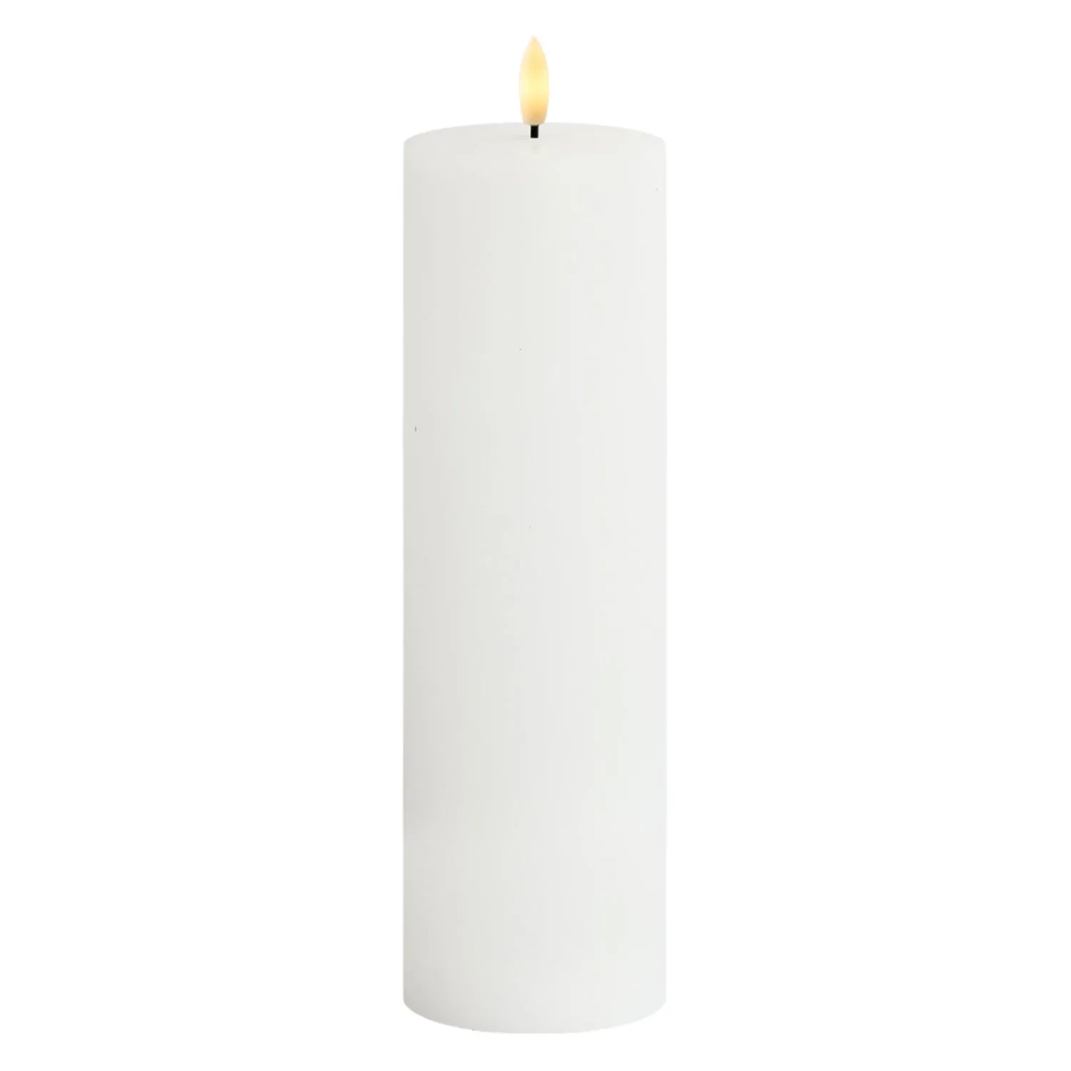 Sille Pillar Ø7.5 x 30cm, White