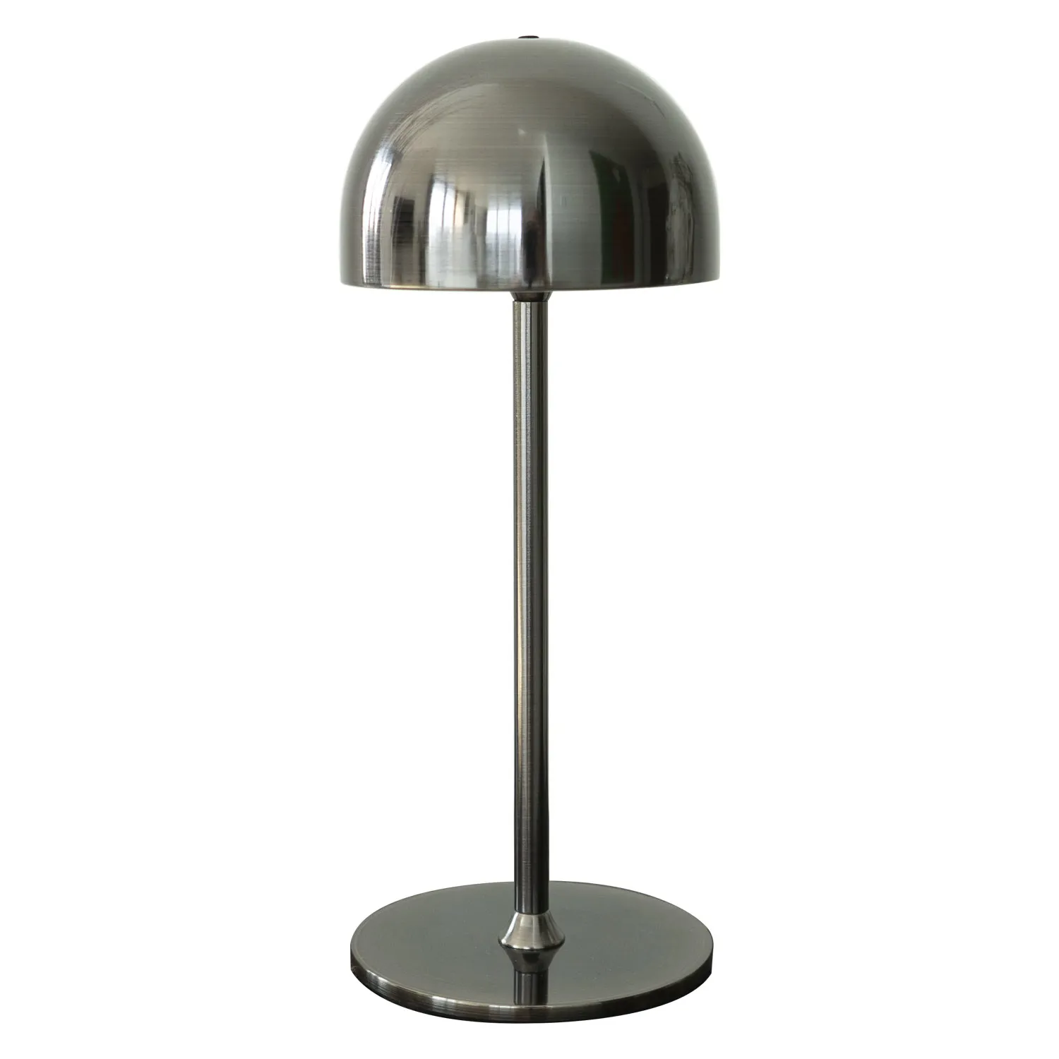 Tim Lamp Rechargeable H30cm, Black Nickel