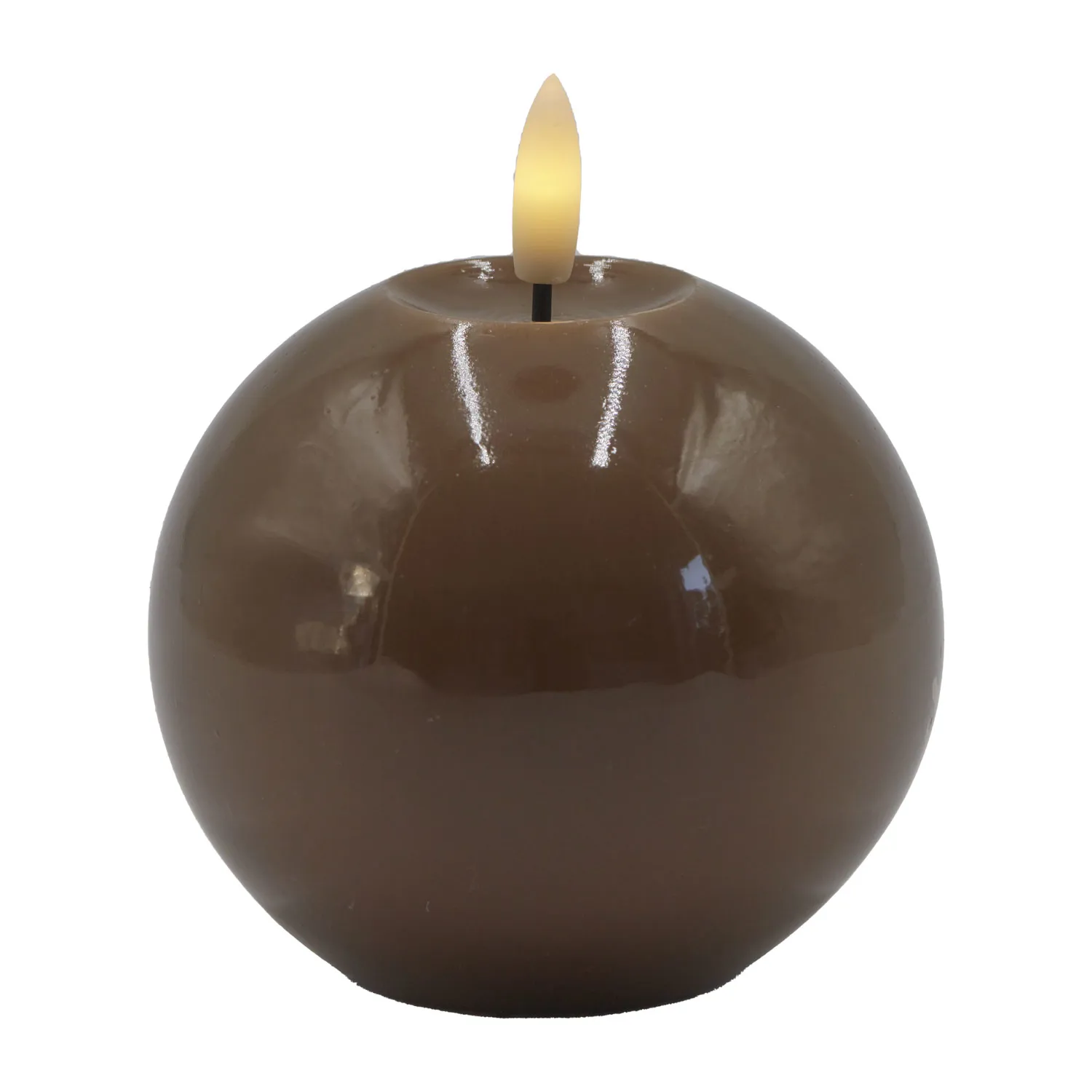Sille Lacquer Ball - Ø10 x 9cm, Toffee