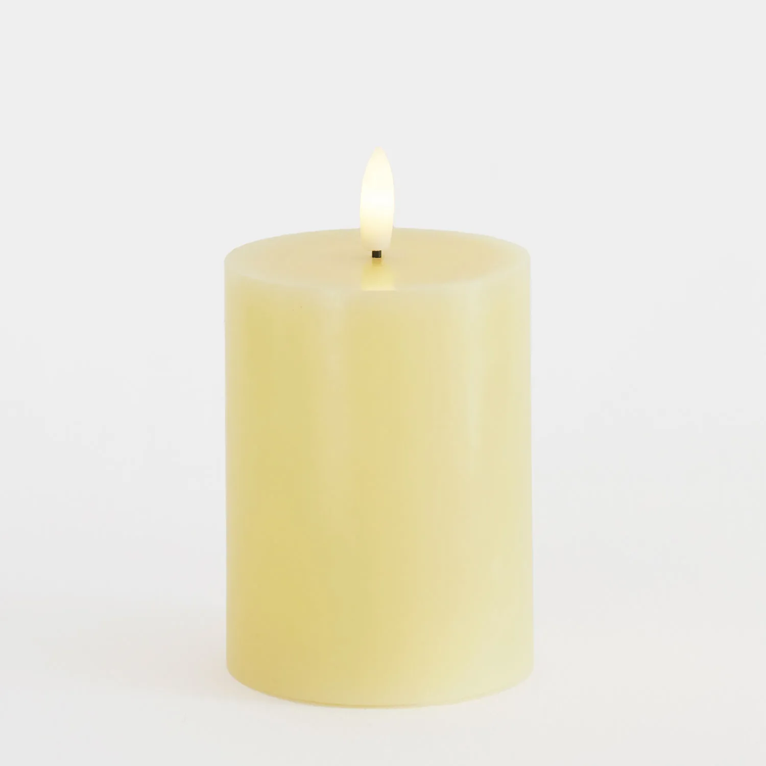 Sille Bloklys Ø7,5 x 10 cm, Pale Yellow